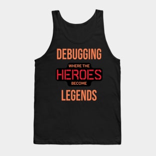 Funny Tshirt design for coders Who like coding humor Tank Top